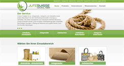 Desktop Screenshot of jute-suisse.ch